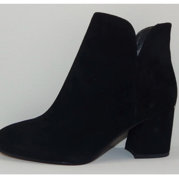 Vince Camuto Kassie Black Suede Boots - Picture 2 of 4